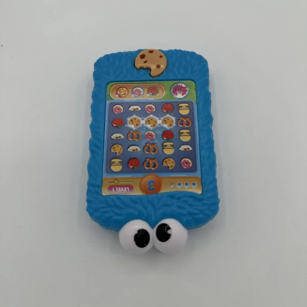 Sesame Street Cookie Monster Smart Phone Toy Just Play Blue 57599 2023 Works!!